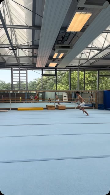 Milan Hosseini während einer Trainingseinheit im Trainingslager.